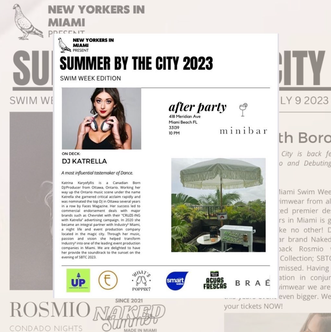 SUMMER BY THE CITY 2023 with #BraeHairCare
