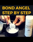 Bond Angel Plex Effect Kit de tratamiento para blanquear y proteger la coloración para todo tipo de cabello - 100ml Paso 1, 2, 2