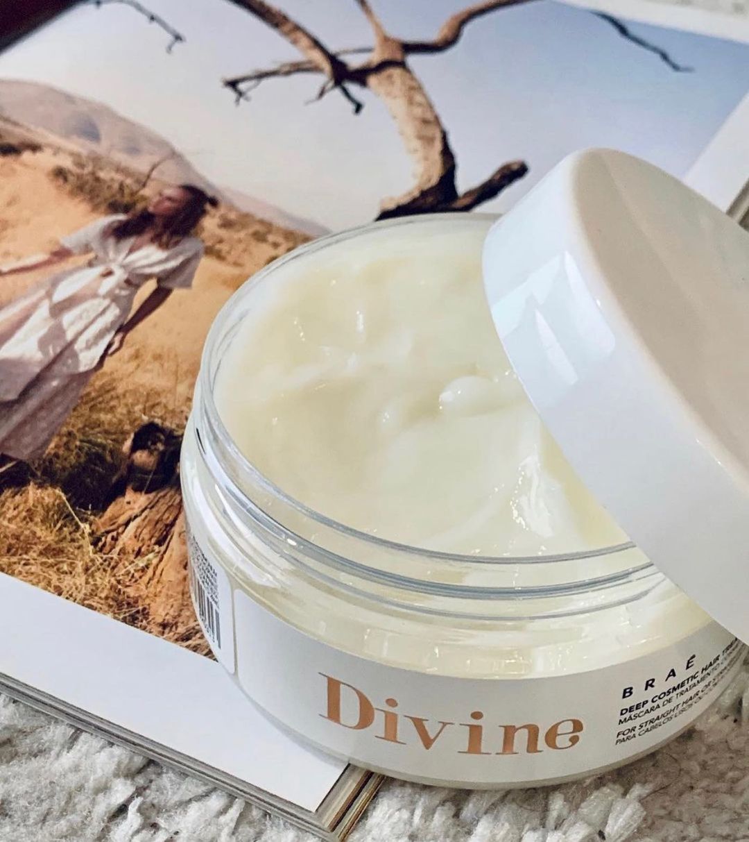 Mascarilla de tratamiento capilar Divine Deep Cosmetics 7.05 oz